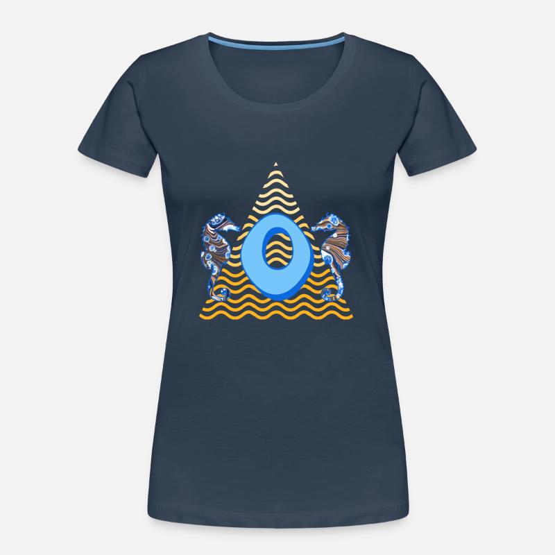 seepferdchen e 262 o Frauen Premium Bio T-Shirt