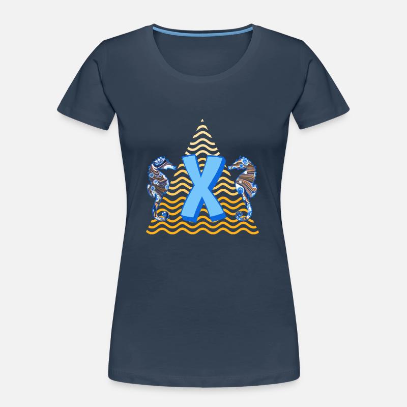 seepferdchen e 262 x Frauen Premium Bio T-Shirt