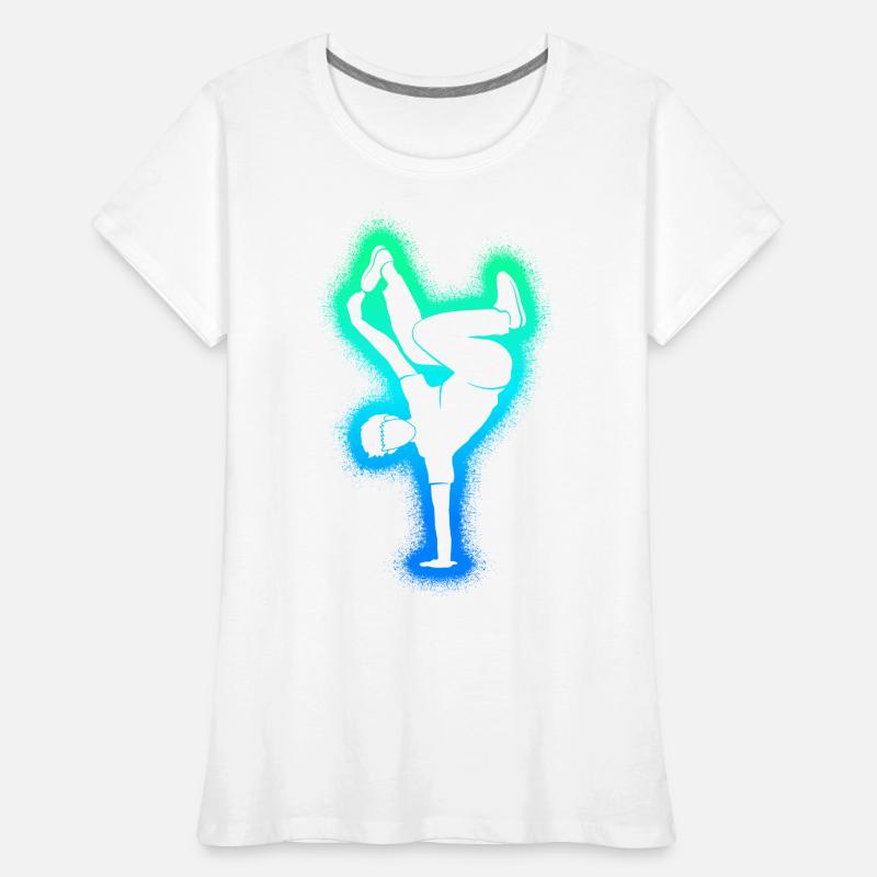 Breakdance Danse Breakdancer Garçons Breakdancer T-shirt bio Premium Femme