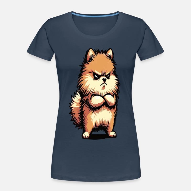 Pomeranian Dwarf Spitz Dwarf Spitz Holder Spitz Women's Premium Organic T-Shirt