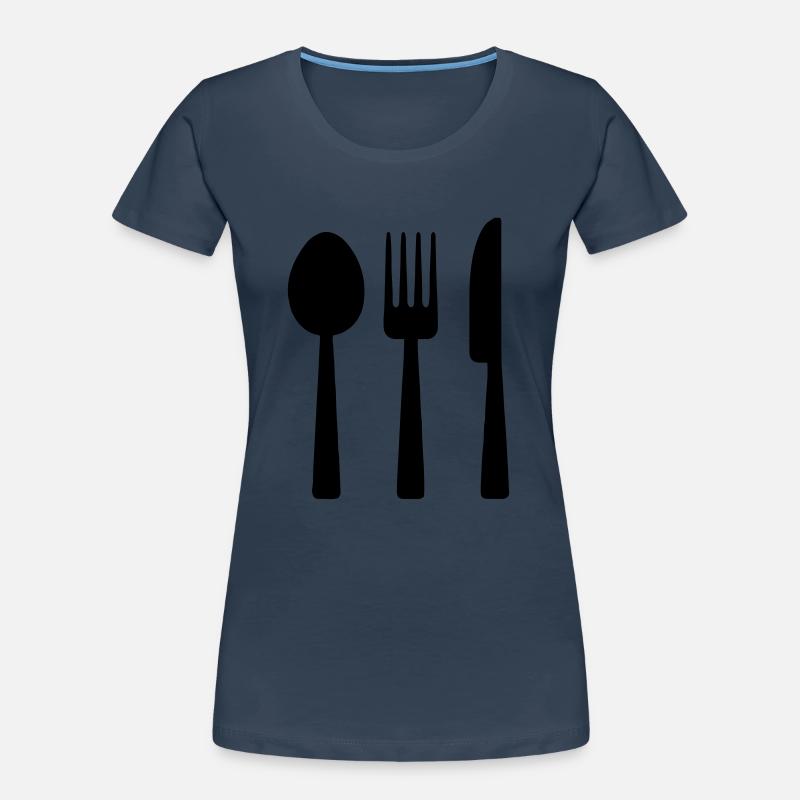 Couverts de table T-shirt bio Premium Femme