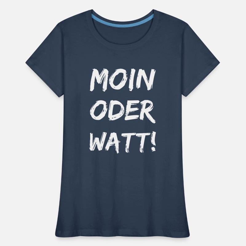 moin oder watt Frauen Premium Bio T-Shirt
