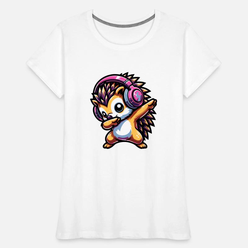 Dabbing Hérisson T-shirt bio Premium Femme