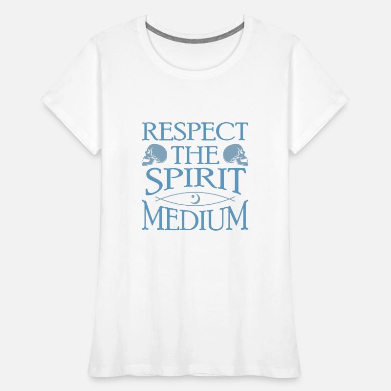 Professional Ghost Hunter Funny Respect Medium Women's Premium Organic T-Shirt