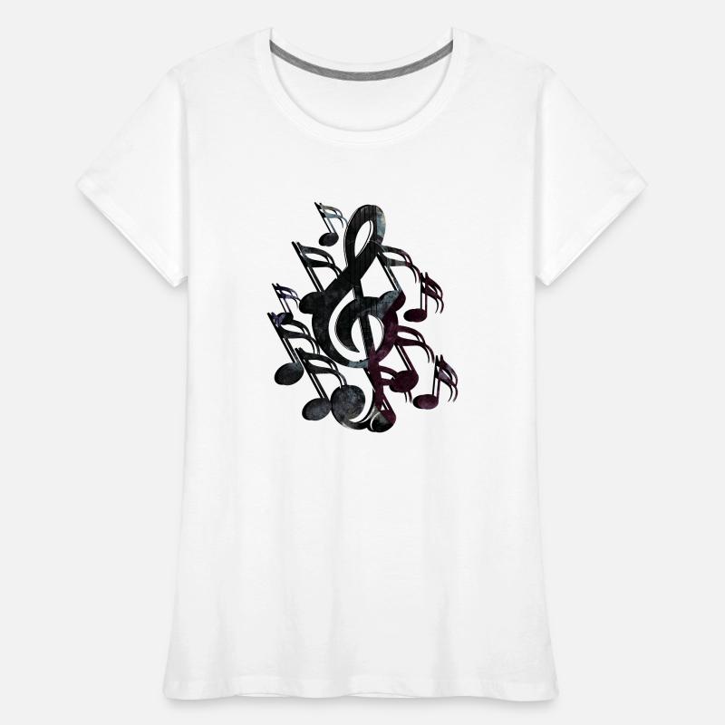 Clef Notes Women's Premium Organic T-Shirt