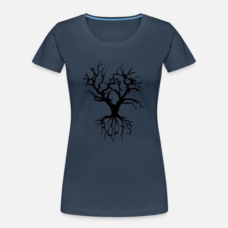 tree_vec_1 fr T-shirt bio Premium Femme