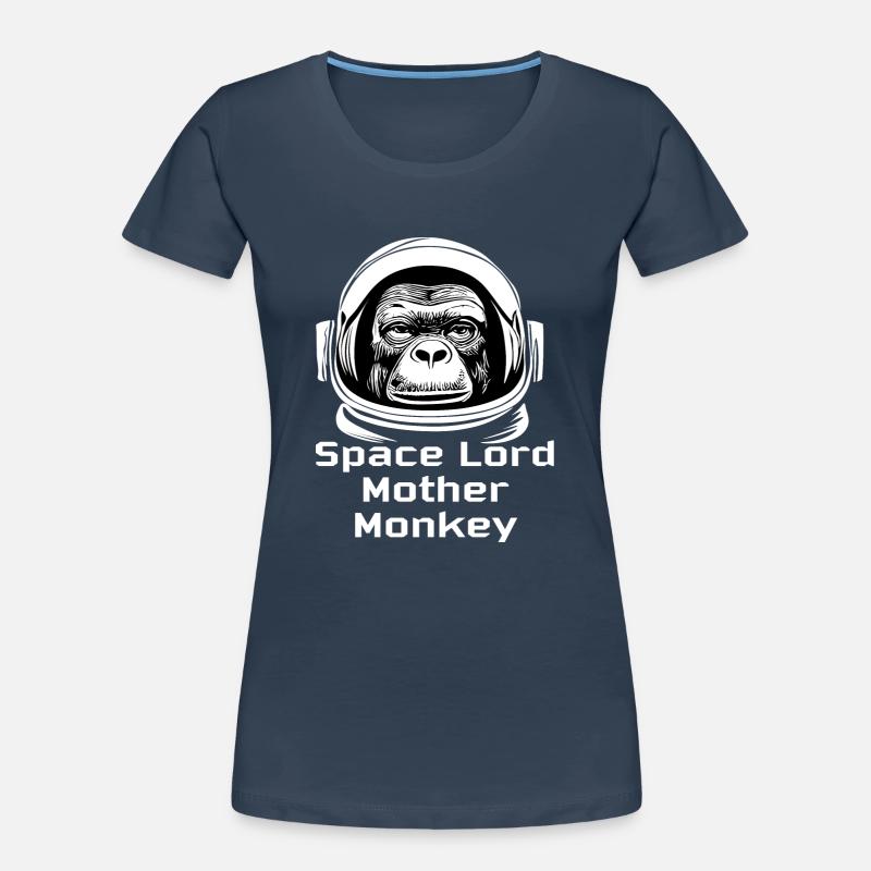space monkey Frauen Premium Bio T-Shirt
