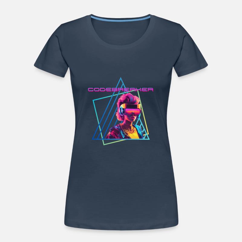 Déchiffreur de code T-shirt bio Premium Femme