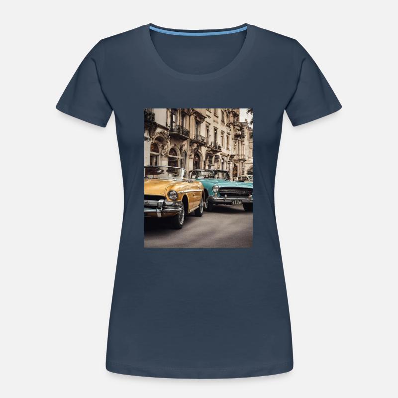 Oldtimer Frauen Premium Bio T-Shirt