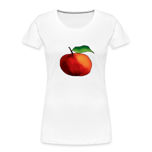 mela-png - Maglietta ecologica premium da donna