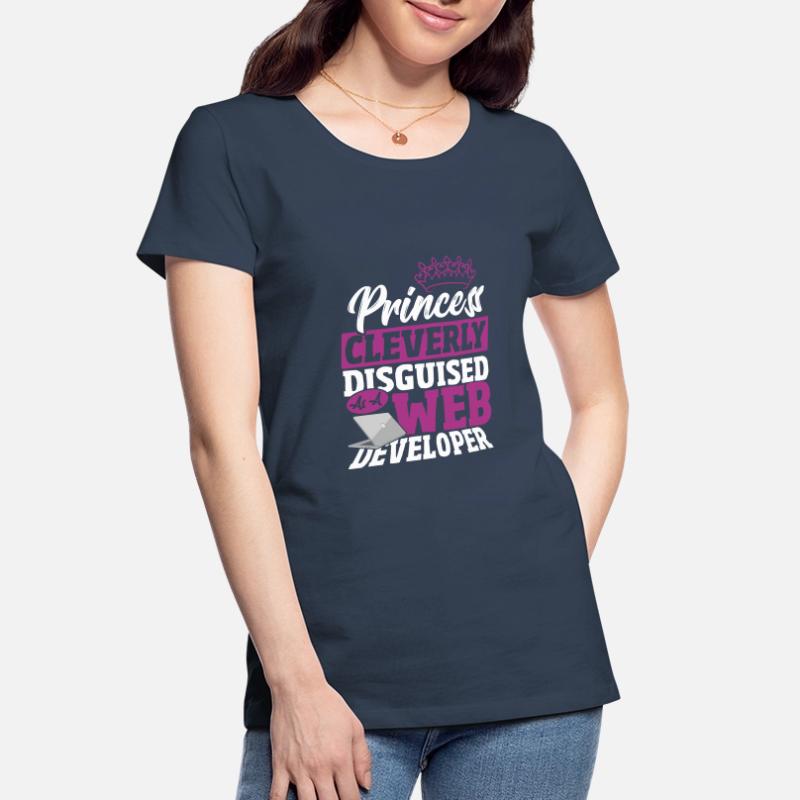 Developer Computer Geek HTML Programmer Daughter Frauen Premium Bio T-Shirt