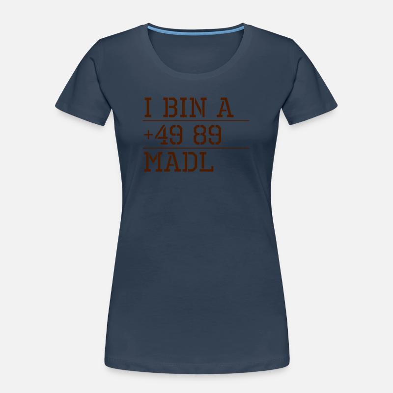 Code de Munich Madl T-shirt bio Premium Femme