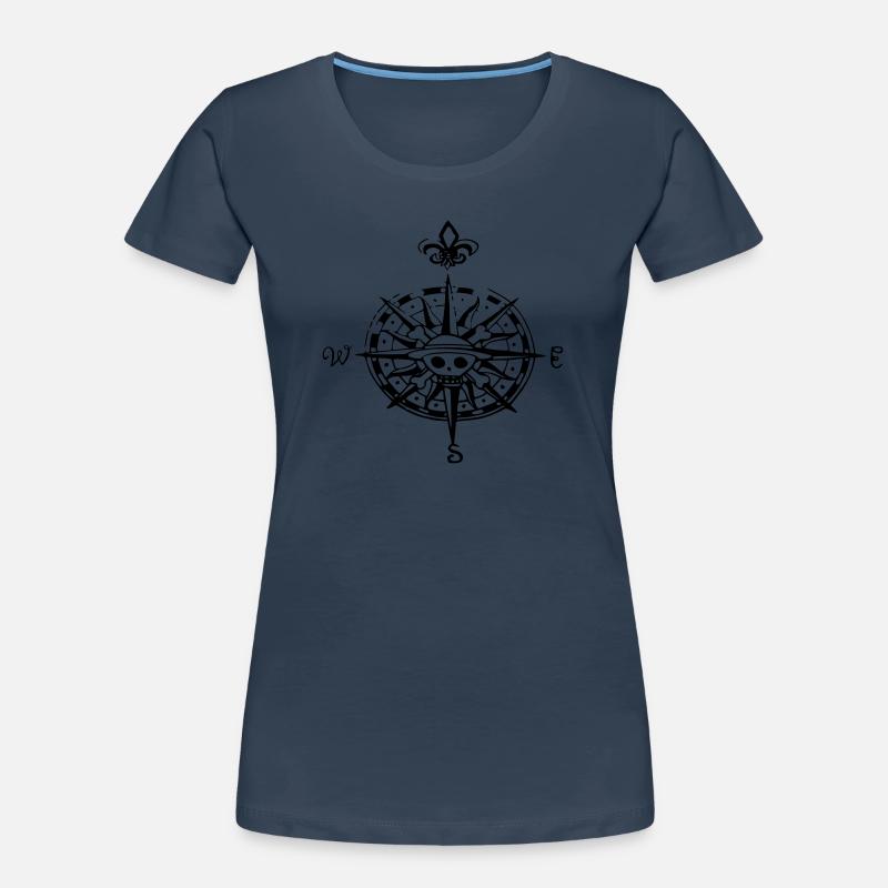 op compas Kompass Frauen Premium Bio T-Shirt