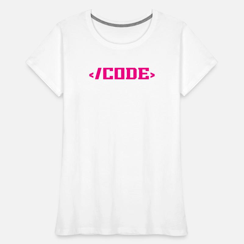 Coding Programming Computer Science Women's Premium Organic T-Shirt