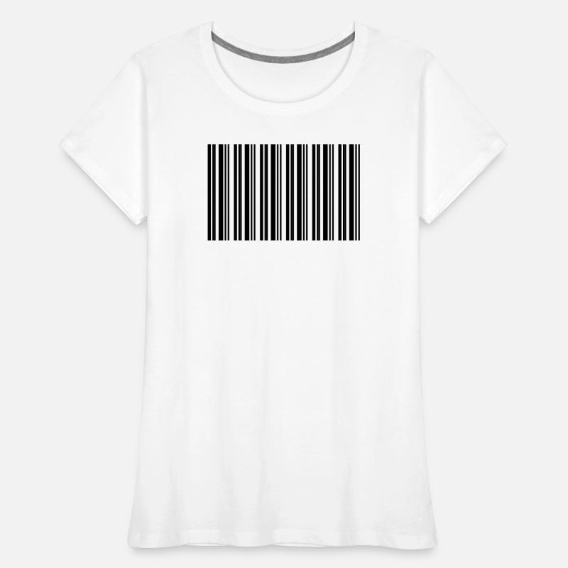 Conception de technologies informatiques pour nerds de code-barres T-shirt bio Premium Femme