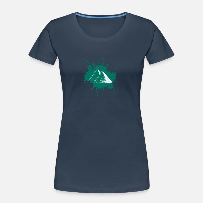 Pyramides d’éclaboussures T-shirt bio Premium Femme