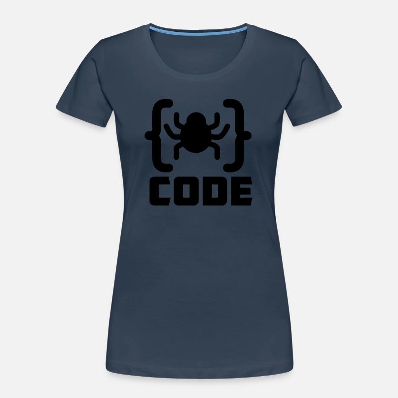 Spin logo shadow image spy software Women's Premium Organic T-Shirt