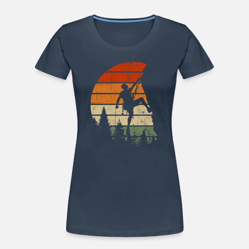 Sunset Summit Climber Frauen Premium Bio T-Shirt