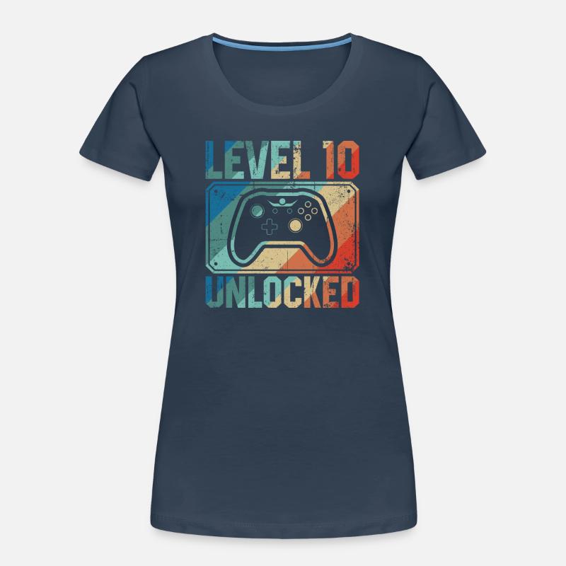 Level 10 Unlocked Controller Women's Premium Organic T-Shirt