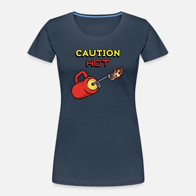 Fire Protection Fire Brigade Fire Extinguisher Statement Women's Premium Organic T-Shirt