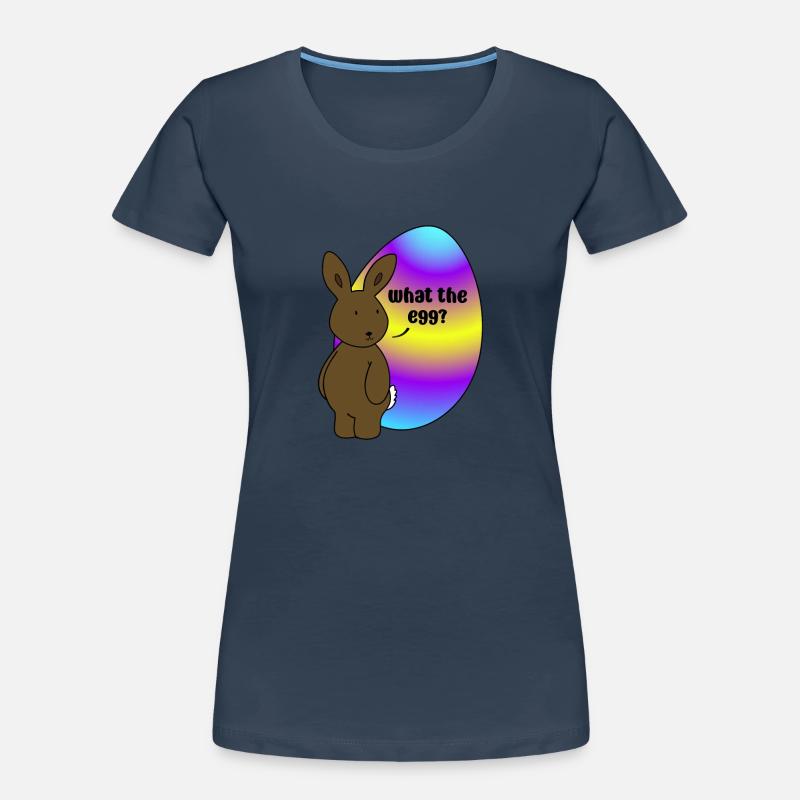 Happy Easter - Easter Bunny with Easter Egg Women's Premium Organic T-Shirt
