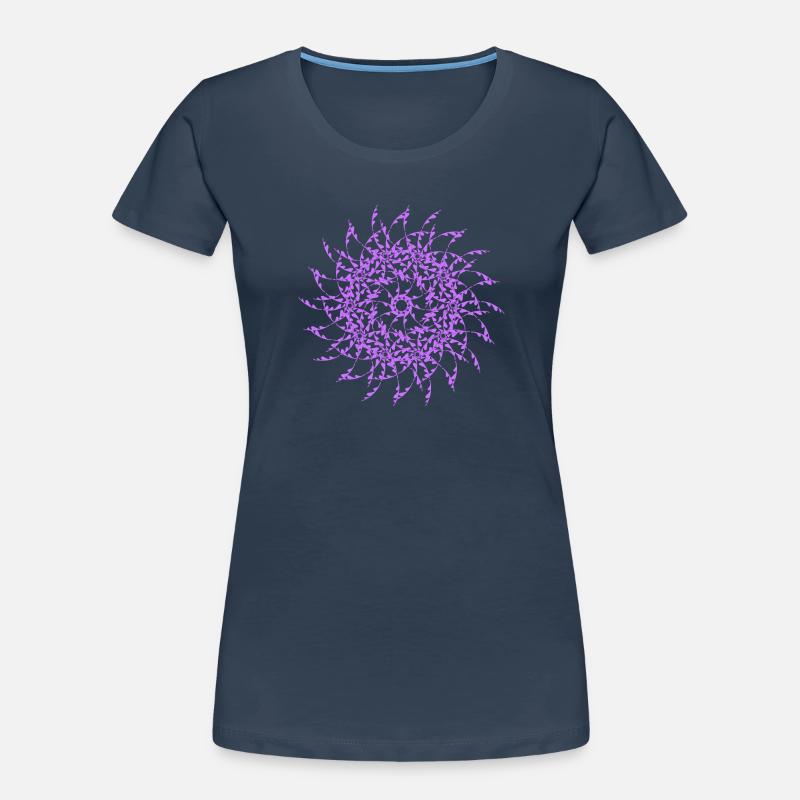 Random patterns rotated modif Women's Premium Organic T-Shirt