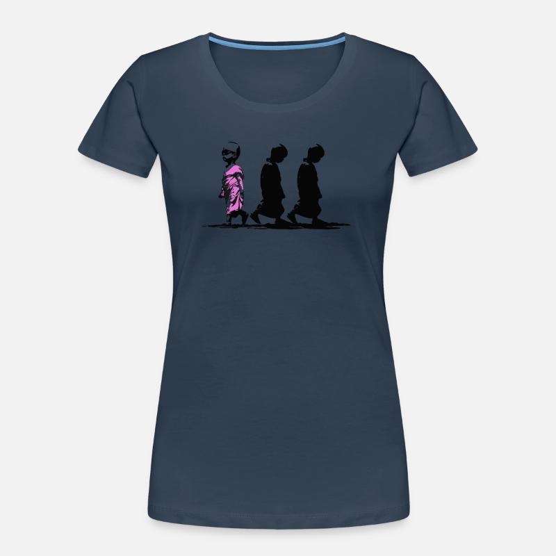 Neonpfad der Stille, sei anders Frauen Premium Bio T-Shirt