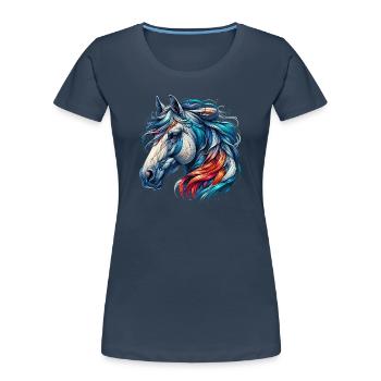 Horse - Women's Premium Organic T-Shirt -  - Front - Mia (176cm)