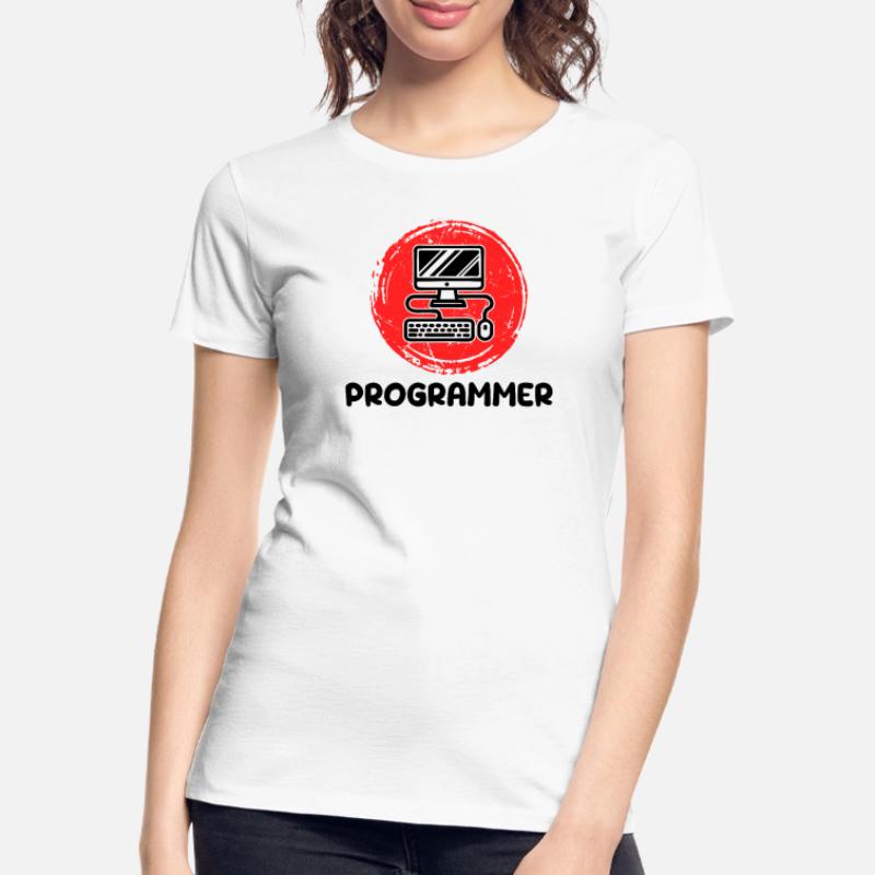 Développeur informatique Programmeur Code Scripting T-shirt bio Premium Femme