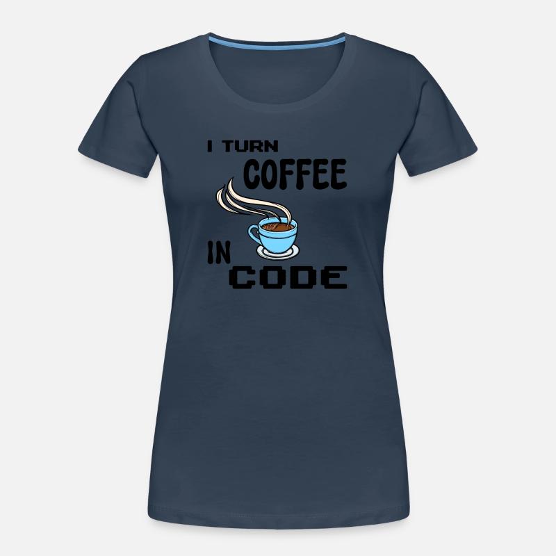 Programmeur de code Scripting Statement Développeur T-shirt bio Premium Femme