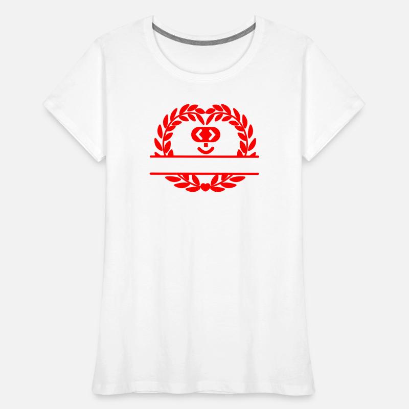 Code-Herz Frauen Premium Bio T-Shirt