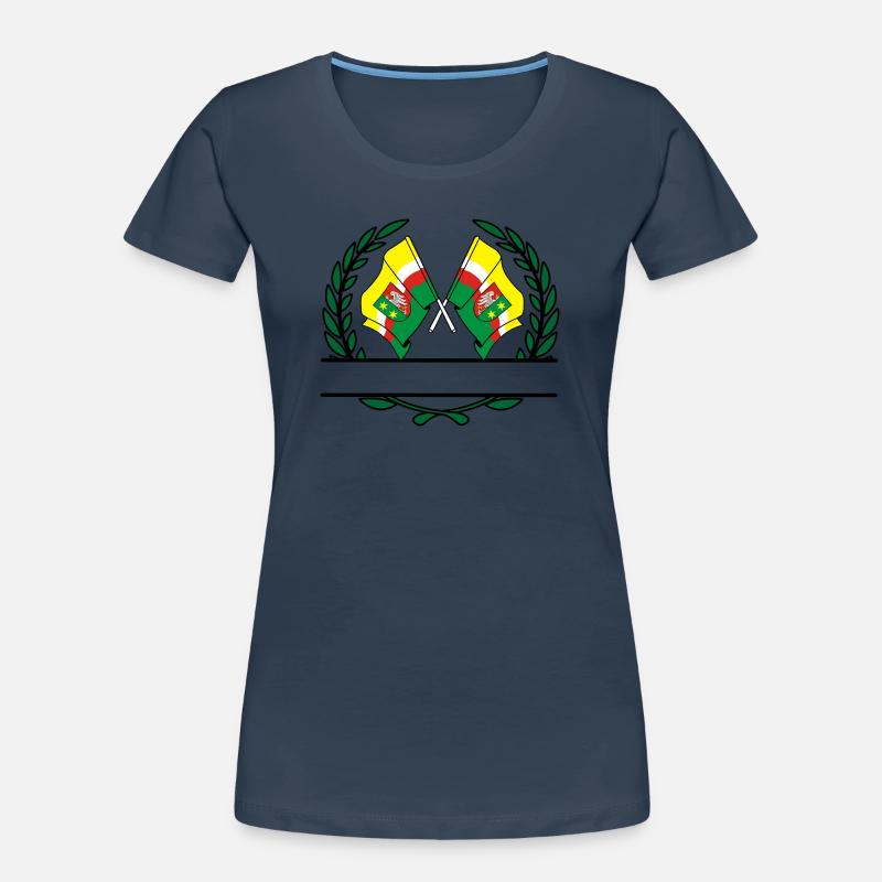 Flags Lubusz laurel wreath banner Women's Premium Organic T-Shirt