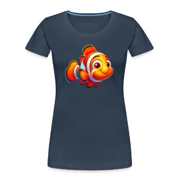 Clownfische - Frauen Premium Bio T-Shirt -  - Vorne - Mia (176cm)