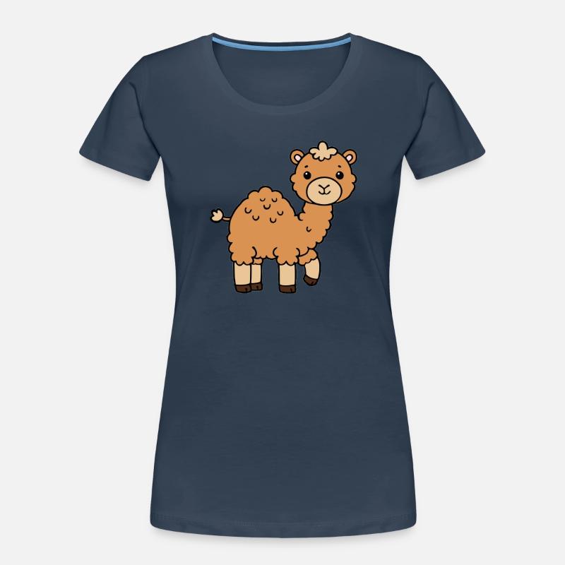 Kamel Dromedar Frauen Premium Bio T-Shirt