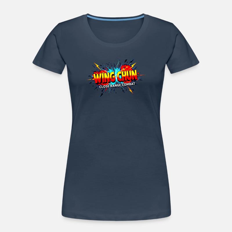 Explosion des Wing Chun Shirts Frauen Premium Bio T-Shirt