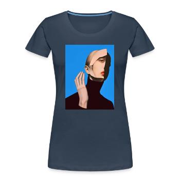 Surreal Portrait - Women's Premium Organic T-Shirt -  - Front - Mia (176cm)