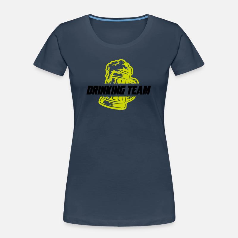 Drinking Team Bier Frauen Premium Bio T-Shirt