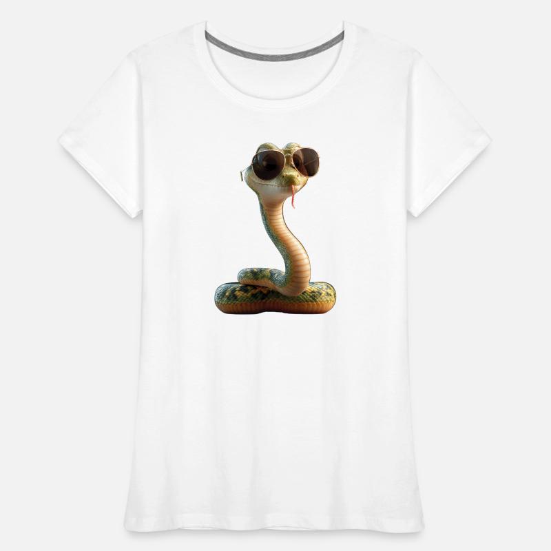 snake, python, cobra, rattlesnake, snakes Women's Premium Organic T-Shirt