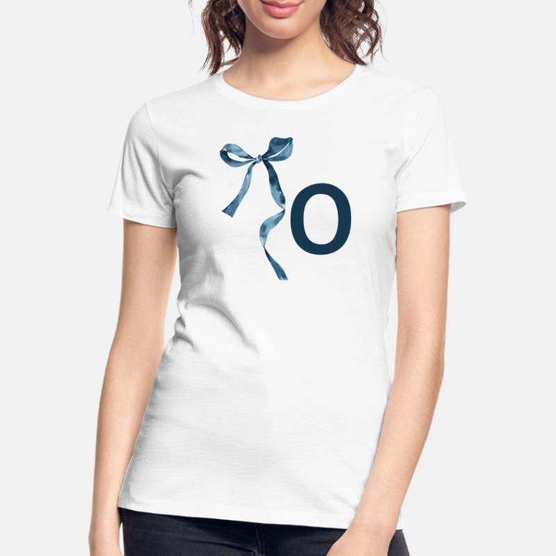 Monogramm oder Geschenkidee Frauen Premium Bio T-Shirt