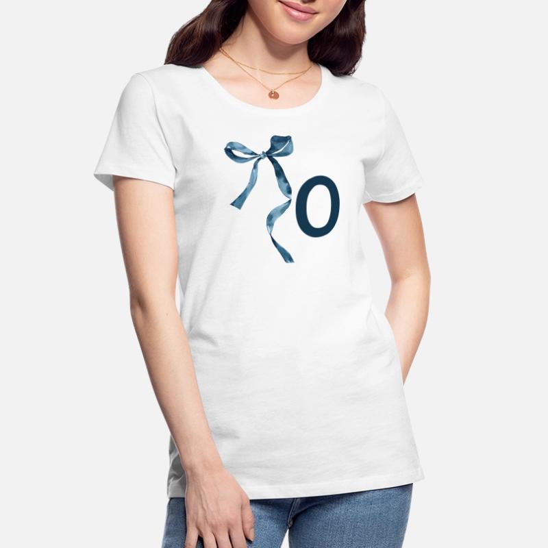 Monogramm oder Geschenkidee Frauen Premium Bio T-Shirt