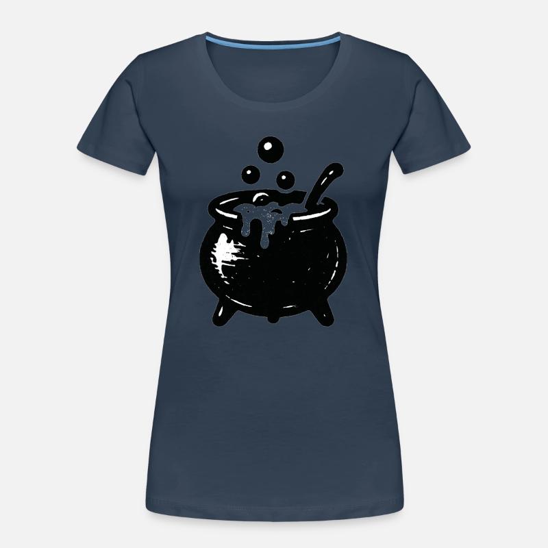 Chaudron de sorcière Bubble Magic T-shirt bio Premium Femme