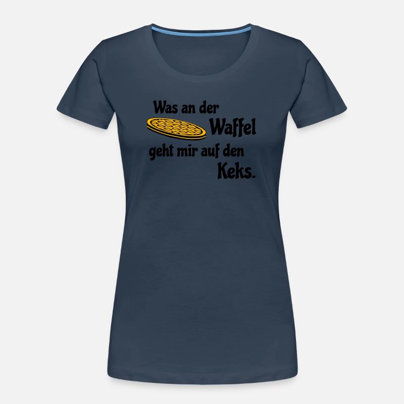 Gaufre sur biscuit T-shirt bio Premium Femme