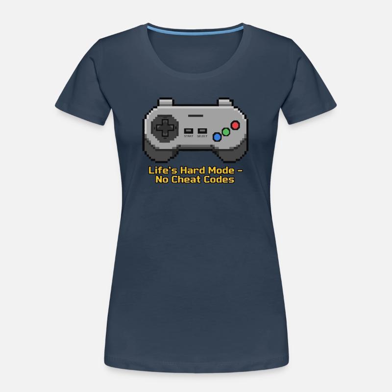 Mode difficile de la vie : pas de codes de triche T-shirt bio Premium Femme