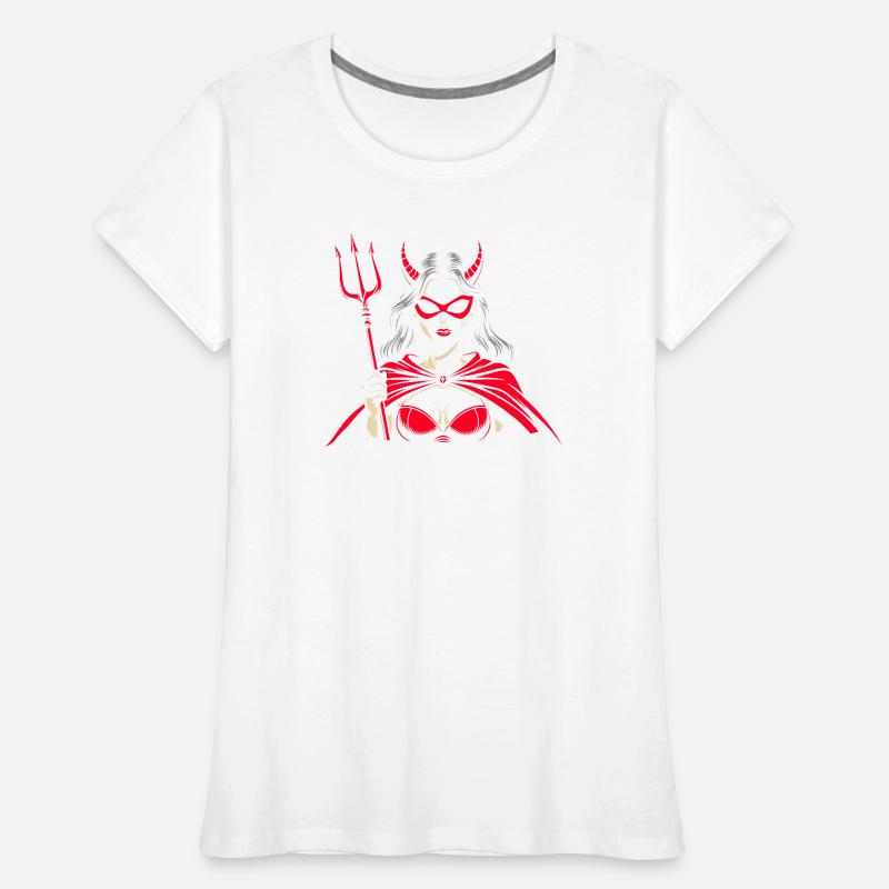 Devil Trident Hell Devil Woman Woman Devil Women's Premium Organic T-Shirt