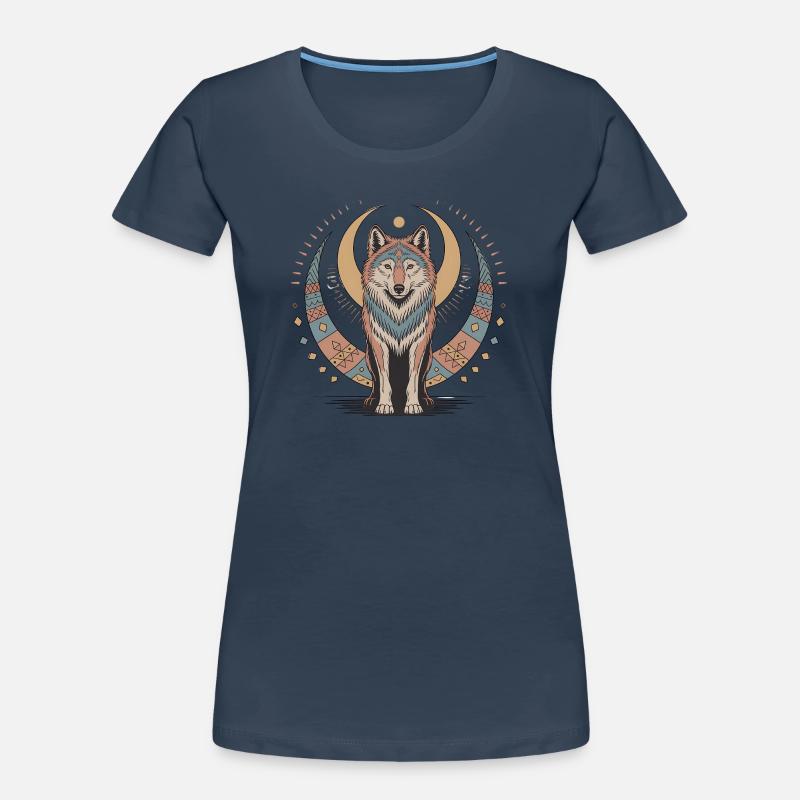 Boho Wolf Women's Premium Organic T-Shirt