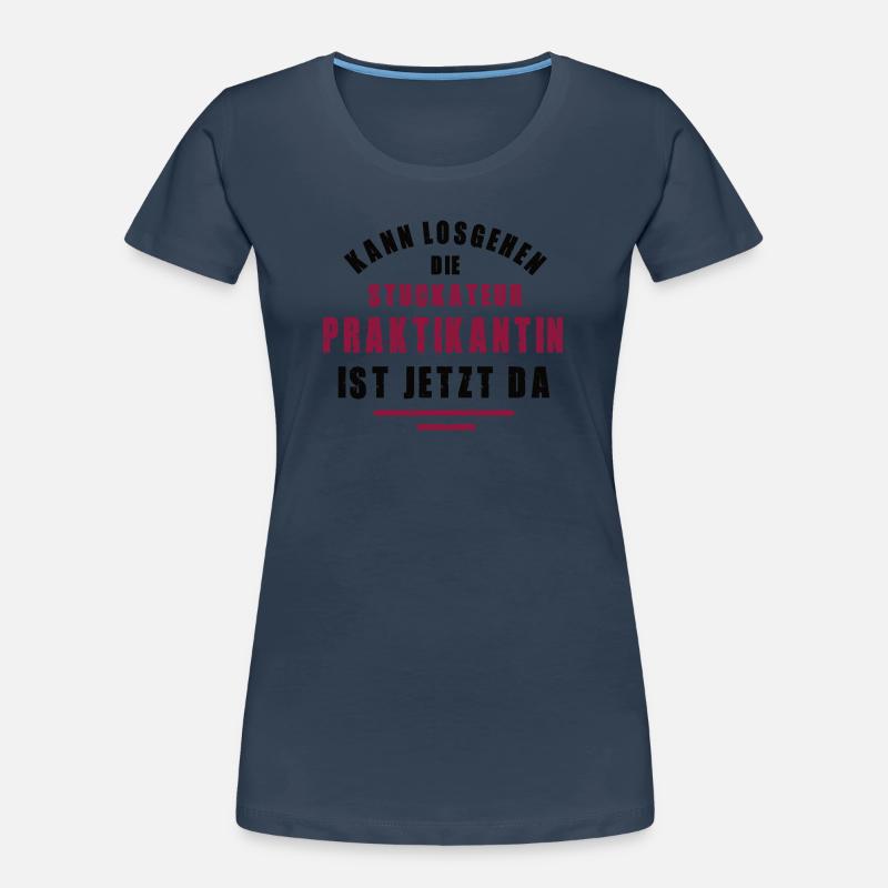 Trainee Plasterer Internship Plastering Women's Premium Organic T-Shirt