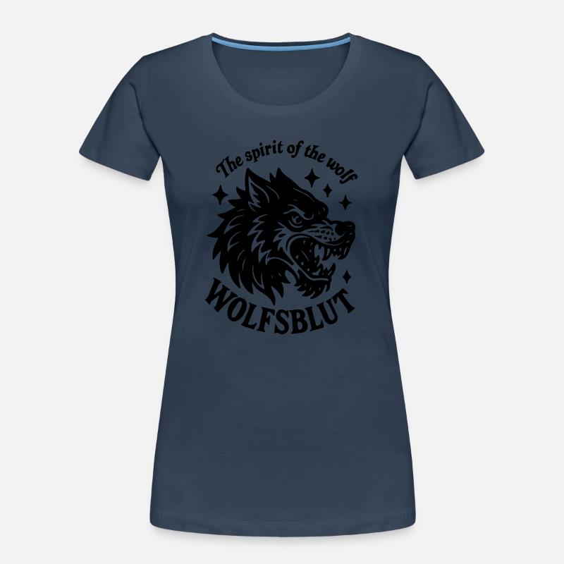 Wolfsblut wölfe Wolf Rudel Wolfspack Rudel Jagd  Frauen Premium Bio T-Shirt