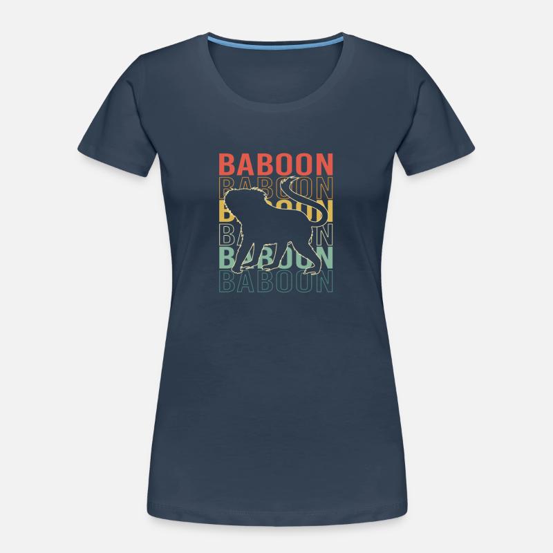 Baboon Baboon Primate Monkey Monkey Women's Premium Organic T-Shirt