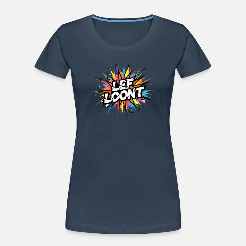 Guts Pays Off Comic Explosion Text Women's Premium Organic T-Shirt