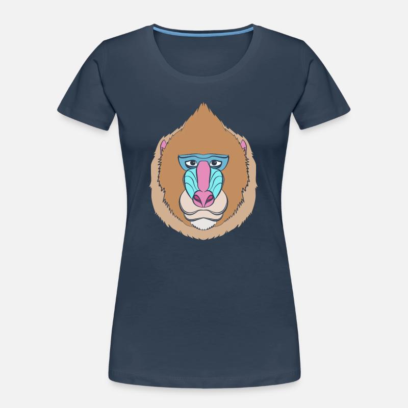 Baboon Baboon Primate Monkey Monkey Women's Premium Organic T-Shirt